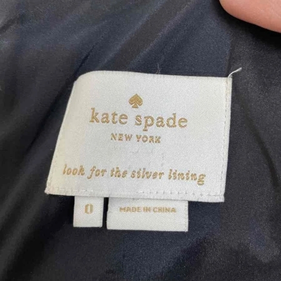 CLEAR OUT kate spade ♠️ stretch crepe flip dress Black Size 0 - Picture 7 of 11